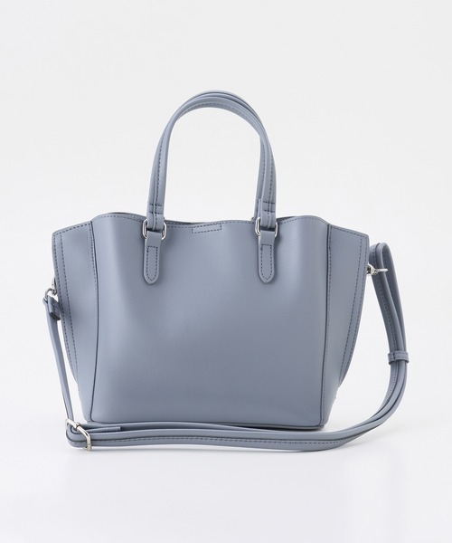 Honeys(ハニーズ)の「軽量ハンドバッグ(ハンドバッグ・レディース・グレー/アイボリー/ブラック/ブルーグレー/ライトベージュ/ボルドー・FREE)」の14枚目の写真