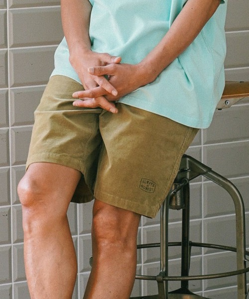 BAYFLOW（ベイフロー）の「ワンポイントコールショーツ（その他パンツ・メンズ・ブルー/ベージュ/ネイビー/グレー・SMALL/MEDIUM/LARGE）」の3枚目の写真