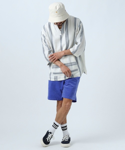 BAYFLOW（ベイフロー）の「ワンポイントコールショーツ（その他パンツ・メンズ・ブルー/ベージュ/ネイビー/グレー・SMALL/MEDIUM/LARGE）」の22枚目の写真