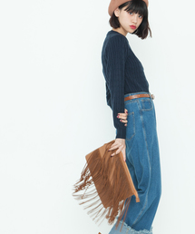 WEGO | WEGO/ フリンジクラッチバッグ(クラッチバッグ)