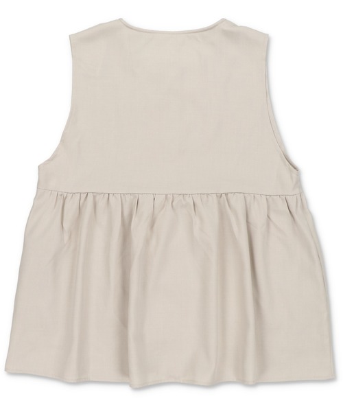 Lull（ルル）の「【Lull / ルル】セットアップ対応 / キレイめペプラムタンクトップ（ベスト・レディース・ブラック/アイボリー・ONESIZE）」の17枚目の写真