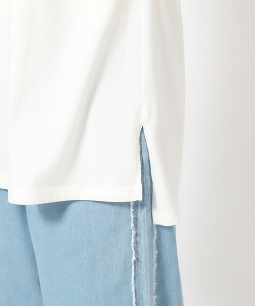 Cutie Blonde（キューティーブロンド）の「◆【洗える】タックノースリーブTシャツ（Tシャツ/カットソー・レディース・ホワイト系/ブラック/ブルー/オレンジ・00）」の20枚目の写真