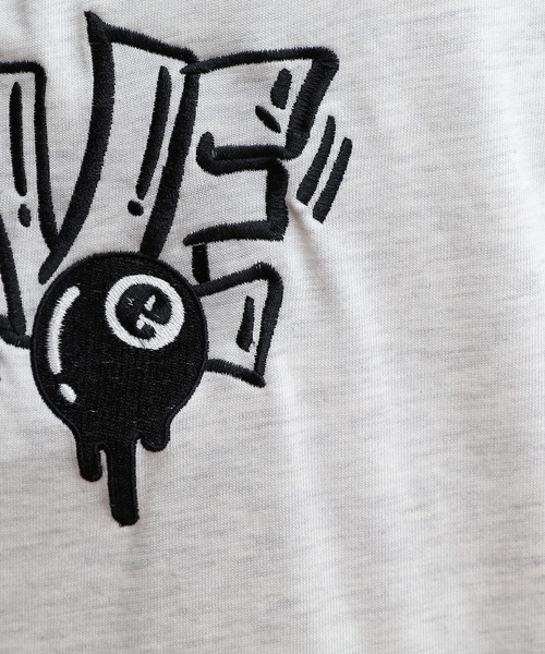 セール】ワッペンハーフジップ（Tシャツ/カットソー）｜8(eight