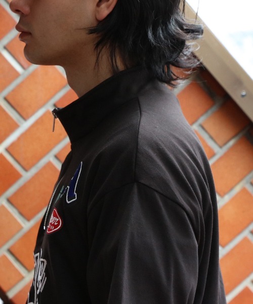 セール】ワッペンハーフジップ（Tシャツ/カットソー）｜8(eight