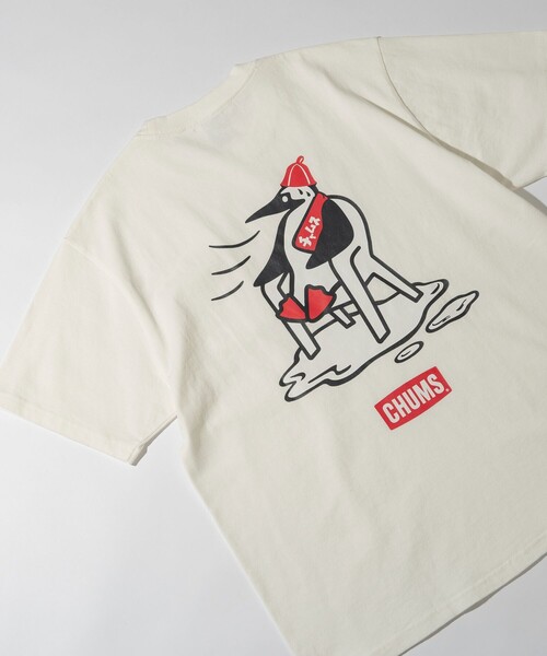 CHUMS（チャムス）の「CHUMS×SAUVENIR/チャムス×サウベニア 別注 TOTONOI Tee/整う/サウナ/バックプリント（Tシャツ/カットソー・メンズ・ブラック/その他9/ホワイト/ベージュ・SMALL/MEDIUM/LARGE）」の2枚目の写真