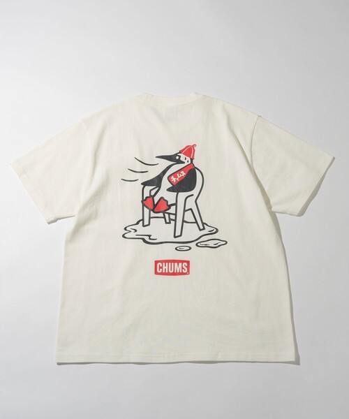 CHUMS（チャムス）の「CHUMS×SAUVENIR/チャムス×サウベニア 別注 TOTONOI Tee/整う/サウナ/バックプリント（Tシャツ/カットソー・メンズ・ブラック/その他9/ホワイト/ベージュ・SMALL/MEDIUM/LARGE）」の14枚目の写真