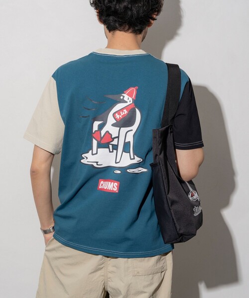 CHUMS（チャムス）の「CHUMS×SAUVENIR/チャムス×サウベニア 別注 TOTONOI Tee/整う/サウナ/バックプリント（Tシャツ/カットソー・メンズ・ブラック/その他9/ホワイト/ベージュ・SMALL/MEDIUM/LARGE）」の21枚目の写真