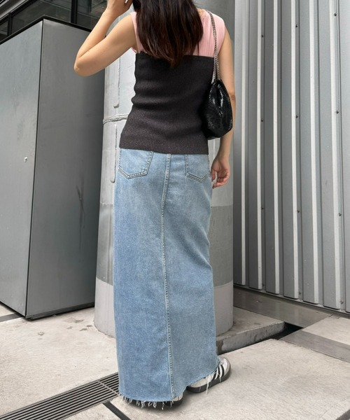 WILLOW（ウィロー）の「【willow】ラメZIPリブニットキャミビスチェ（キャミソール・レディース・グレー/チャコールグレー・ONE SIZE）」の11枚目の写真