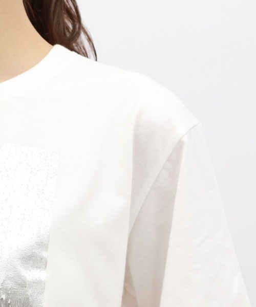 LAKOLE(ラコレ)の「アソート箔プリントTEE / 125540(Tシャツ/カットソー・レディース・オフホワイト/チャコール/ホワイト/ベージュ系その他5/グレー系その他7・SMALL/MEDIUM)」の15枚目の写真