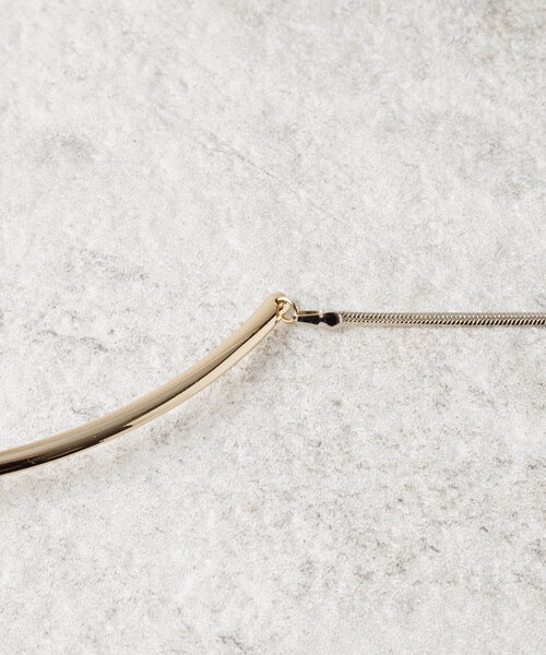 OPAQUE.CLIP(オペークドットクリップ)の「◆2連ネックカフ(ネックレス・レディース・ゴールド/シルバー・00)」の6枚目の写真