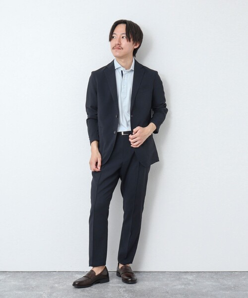 NOLLEY'S goodman(ノーリーズグッドマン)の「《セットアップ / ビジカジ対応》強撚 DotAir イージータックパンツ(その他パンツ・メンズ・オリーブ/グレー/ネイビー/ベージュ・S/M/L/XL)」の18枚目の写真