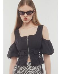 EMODA（エモダ）の「アウトポケットオフショルダートップ（Tシャツ/カットソー）」