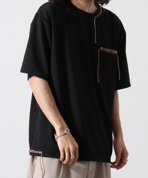 セール】ポンチアソートハンドステッチ刺繍Tシャツ（Tシャツ