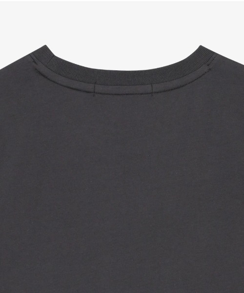 CITYBREEZE(シティブリーズ)の「CITY LOVE CROPPED SHORT SLEEVE T-SHIRT(Tシャツ/カットソー・レディース・チャコール/ホワイト・FREE)」の6枚目の写真