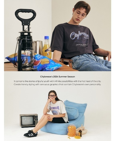 CITYBREEZE(シティブリーズ)の「CITY LOVE CROPPED SHORT SLEEVE T-SHIRT(Tシャツ/カットソー・レディース・チャコール/ホワイト・FREE)」の11枚目の写真