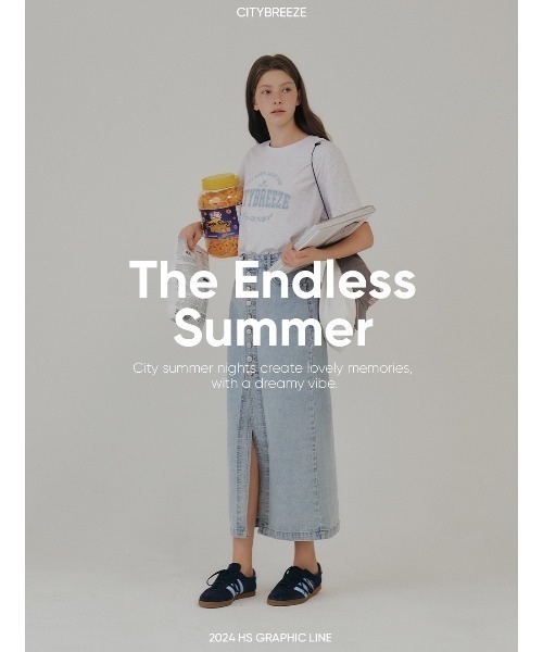 CITYBREEZE(シティブリーズ)の「CITY LOVE CROPPED SHORT SLEEVE T-SHIRT(Tシャツ/カットソー・レディース・チャコール/ホワイト・FREE)」の10枚目の写真