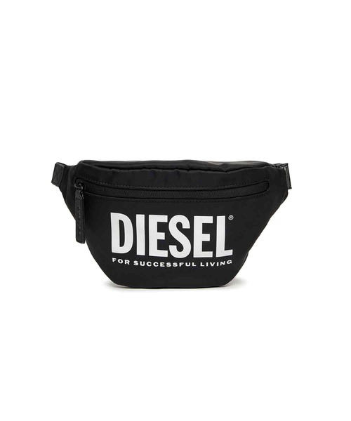 DIESEL KIDS（ディーゼルキッズ）の「DIESEL（ディーゼル）Kids & Junior ブランドロゴボディバッグ（ボディバッグ/ウエストポーチ・キッズ・ブラック/レッド・ONE SIZE）」の2枚目の写真