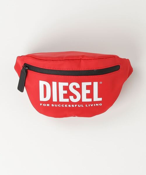 DIESEL KIDS（ディーゼルキッズ）の「DIESEL（ディーゼル）Kids & Junior ブランドロゴボディバッグ（ボディバッグ/ウエストポーチ・キッズ・ブラック/レッド・ONE SIZE）」の10枚目の写真