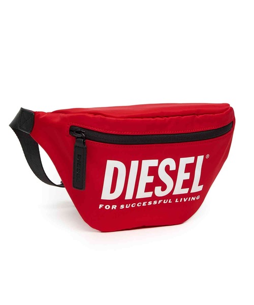 DIESEL KIDS（ディーゼルキッズ）の「DIESEL（ディーゼル）Kids & Junior ブランドロゴボディバッグ（ボディバッグ/ウエストポーチ・キッズ・ブラック/レッド・ONE SIZE）」の13枚目の写真
