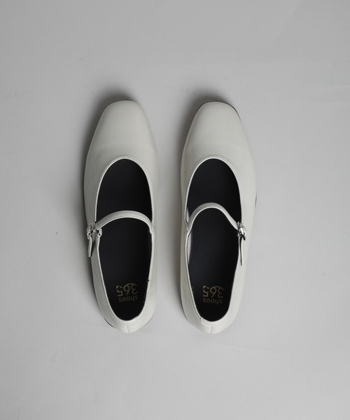 shoes365(シューズスリーシックスファイヴ)の「【shoes365】バックル付きパンプス(パンプス・レディース・オフホワイト/ブラック・22.5cm/23.0cm/23.5cm/24.0cm/24.5cm/25.0cm)」の8枚目の写真