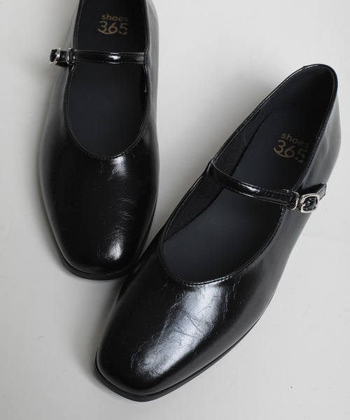 shoes365(シューズスリーシックスファイヴ)の「【shoes365】バックル付きパンプス(パンプス・レディース・オフホワイト/ブラック・22.5cm/23.0cm/23.5cm/24.0cm/24.5cm/25.0cm)」の18枚目の写真