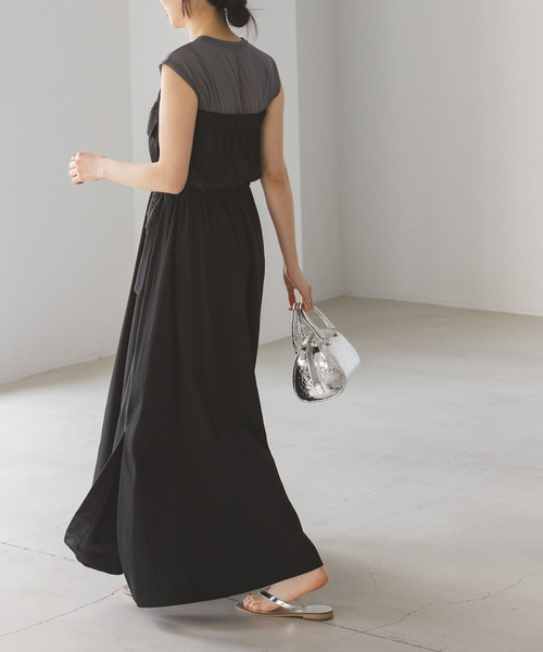 Noble（ノーブル）の「カーゴディテール2WAYワンピース（ワンピース・レディース・ブラック/ブルー系その他・FREE）」の3枚目の写真