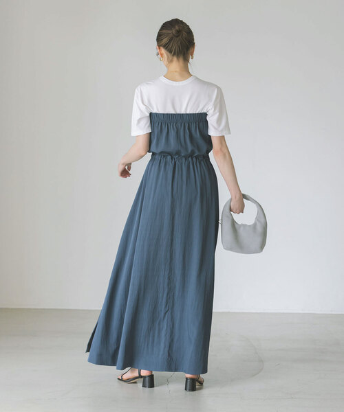 Noble（ノーブル）の「カーゴディテール2WAYワンピース（ワンピース・レディース・ブラック/ブルー系その他・FREE）」の9枚目の写真