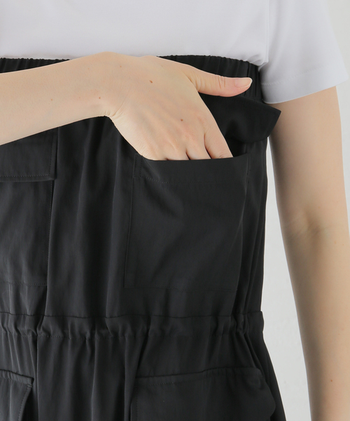 Noble（ノーブル）の「カーゴディテール2WAYワンピース（ワンピース・レディース・ブラック/ブルー系その他・FREE）」の17枚目の写真