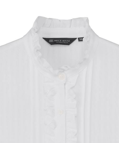 TOKYO SHIRTS（トウキョウシャツ）の「5分袖ビジネスワイシャツ（シャツ/ブラウス・レディース・ホワイト・M/LL/S/L）」の3枚目の写真