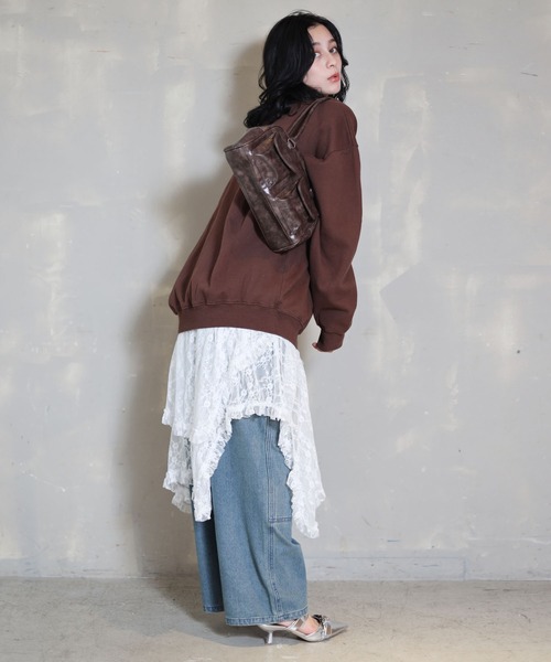 SPINNS(スピンズ)の「ヴィンテージライクダブルニーデニムワークパンツ(デニムパンツ・メンズ・ブラック系その他/ブルー系その他/サックスブルー系・L/M/S)」の11枚目の写真