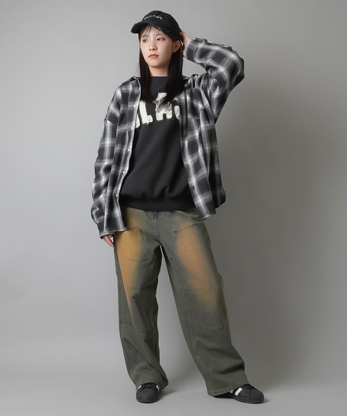 SPINNS(スピンズ)の「ヴィンテージライクダブルニーデニムワークパンツ(デニムパンツ・メンズ・ブラック系その他/ブルー系その他/サックスブルー系・L/M/S)」の15枚目の写真