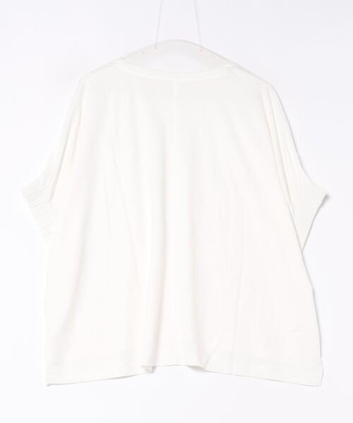 and it_(アンドイット)の「袖口ギャザープルオーバー(Tシャツ/カットソー・レディース・ブラック/オフホワイト・M)」の7枚目の写真