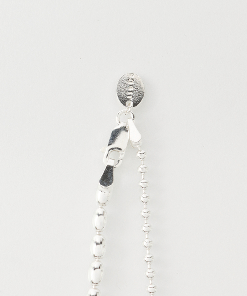 Jieda（ジエダ）の「JieDa 925 SILVER BALL NECKLACE　JIE-24W-GD05（ネックレス・メンズ・シルバー・FREE）」の5枚目の写真