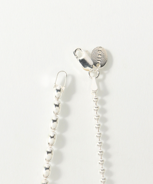 Jieda（ジエダ）の「JieDa 925 SILVER BALL NECKLACE　JIE-24W-GD05（ネックレス・メンズ・シルバー・FREE）」の6枚目の写真