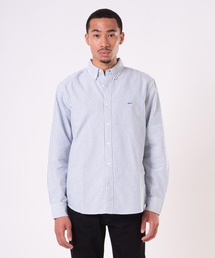 Levi's(���[�o�C�X)��Levi's/���[�o�C�X AUTHENTIC �{�^���_�E���V���c �u���[ WAYLON STRIPE(�V���c/�u���E�X)