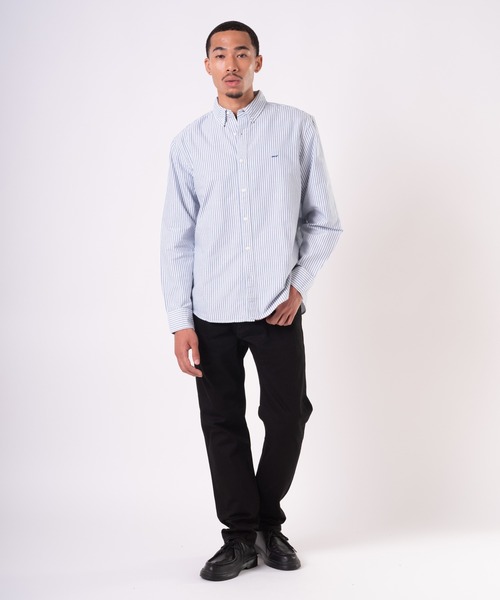 Levi's(リーバイス)の「Levi's/リーバイス AUTHENTIC ボタンダウンシャツ ブルー WAYLON STRIPE(シャツ/ブラウス・メンズ・ブルー・XL/L/M/S)」の11枚目の写真