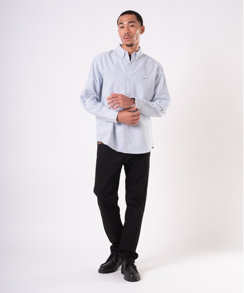 Levi's(リーバイス)の「Levi's/リーバイス AUTHENTIC ボタンダウンシャツ ブルー WAYLON STRIPE(シャツ/ブラウス・メンズ・ブルー・XL/L/M/S)」の13枚目の写真
