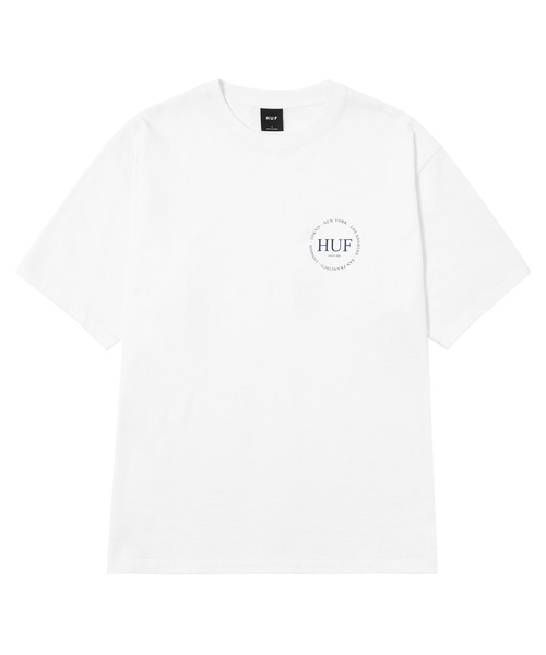 FINE PRINT TEE / HUF ハフ 半袖 プリント Tシャツ（Tシャツ