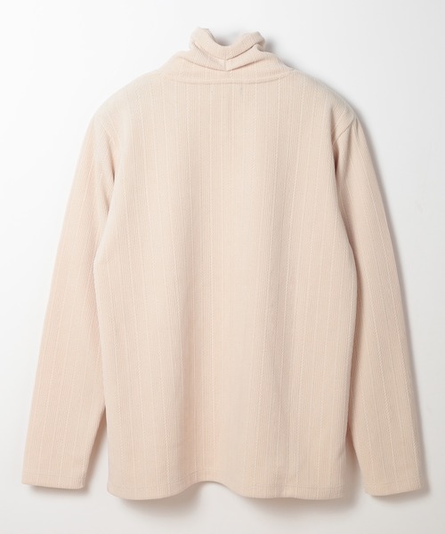 MEN'S BIGI（メンズビギ）の「シェニールジャカードプルオーバー（パーカー・メンズ・ブルー/カーキ/ブラック/ホワイト・01/02/03）」の7枚目の写真