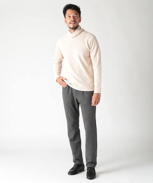 MEN'S BIGI（メンズビギ）の「シェニールジャカードプルオーバー（パーカー・メンズ・ブルー/カーキ/ブラック/ホワイト・01/02/03）」の15枚目の写真