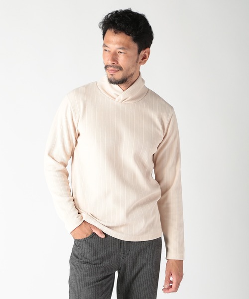 MEN'S BIGI（メンズビギ）の「シェニールジャカードプルオーバー（パーカー・メンズ・ブルー/カーキ/ブラック/ホワイト・01/02/03）」の12枚目の写真