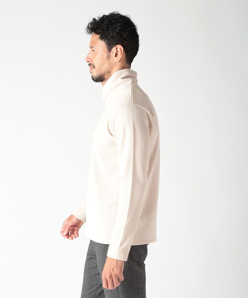 MEN'S BIGI（メンズビギ）の「シェニールジャカードプルオーバー（パーカー・メンズ・ブルー/カーキ/ブラック/ホワイト・01/02/03）」の18枚目の写真