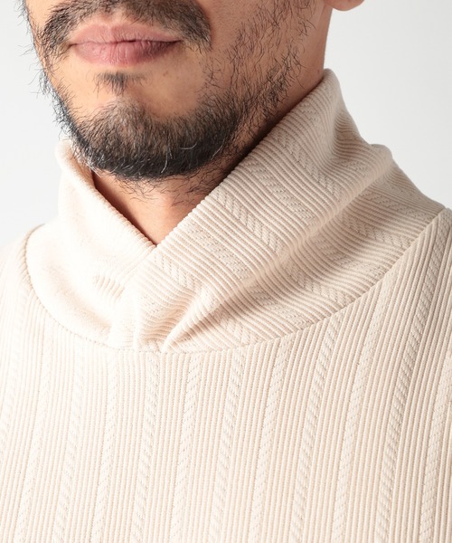 MEN'S BIGI（メンズビギ）の「シェニールジャカードプルオーバー（パーカー・メンズ・ブルー/カーキ/ブラック/ホワイト・01/02/03）」の20枚目の写真