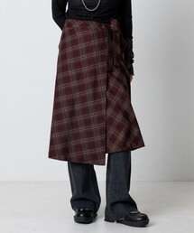 FREAK'S STORE | チェック ラップスカート/巻きスカート(スカート)