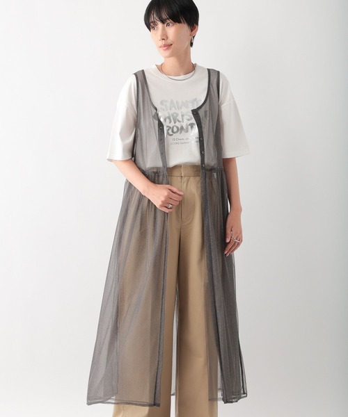 LEPSIM(レプシィム)の「2WAYラメレイヤードワンピース 137967(ワンピース・レディース・ブラック/チャコールグレー/ライトブルー・FREE)」の18枚目の写真