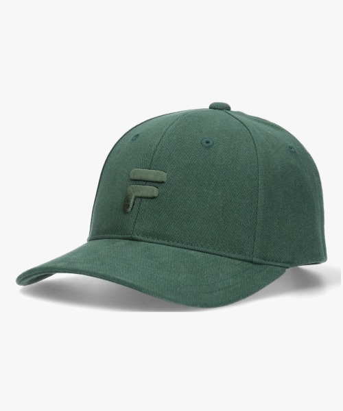 FILA(フィラ)の「FILA 10S TWILL BUCKRAM CAP / フィラ(キャップ・レディース・ブラック/グリーン/ベージュ・FREE)」の3枚目の写真