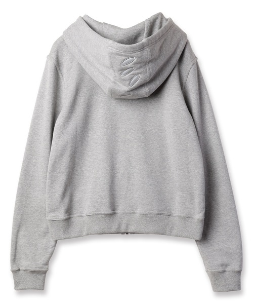 JIEDA（ジエダ）の「CIRCLE REFLECTOR ZIP HOODIE（パーカー・メンズ・ヘザーグレー/ブラック/パープル・1/2）」の21枚目の写真