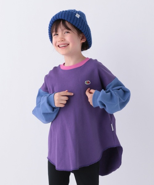 FRUIT OF THE LOOM（フルーツオブザルーム）の「【Fruit Of The Loom】スウェットプルオーバー(KIDS)（スウェット・キッズ・ブラック/パープル/アイボリー・120cm/110cm/140cm/130cm/150cm）」の3枚目の写真