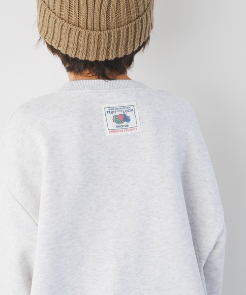 FRUIT OF THE LOOM（フルーツオブザルーム）の「【Fruit Of The Loom】スウェットプルオーバー(KIDS)（スウェット・キッズ・ブラック/パープル/アイボリー・120cm/110cm/140cm/130cm/150cm）」の8枚目の写真
