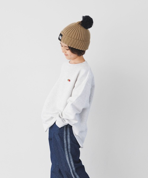 FRUIT OF THE LOOM（フルーツオブザルーム）の「【Fruit Of The Loom】スウェットプルオーバー(KIDS)（スウェット・キッズ・ブラック/パープル/アイボリー・120cm/110cm/140cm/130cm/150cm）」の9枚目の写真